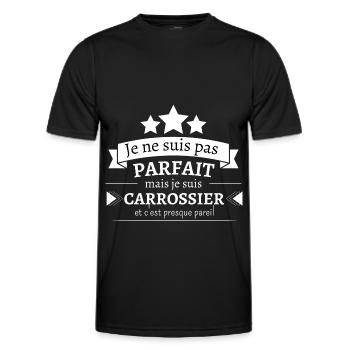Carrossier - Presque parfait - T-shirt sport Homme - noir - Devant - AI Model Male 178 dark (178cm)