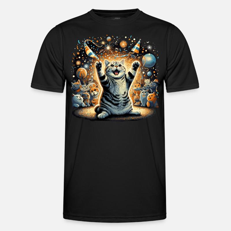 Britisch Kurzhaar Katze BKH Party Geschenk Männer Funktions-T-Shirt