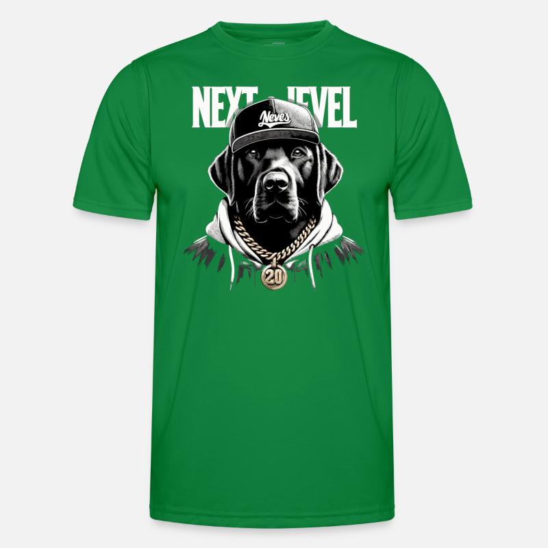 Black Labrador Next Level Dog Gift Men's Functional T-Shirt