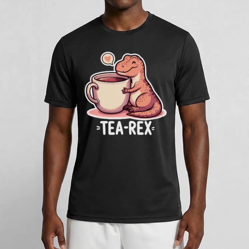 Tee Rex Tee-Rex Teetrinker Geschenk Männer Funktions-T-Shirt