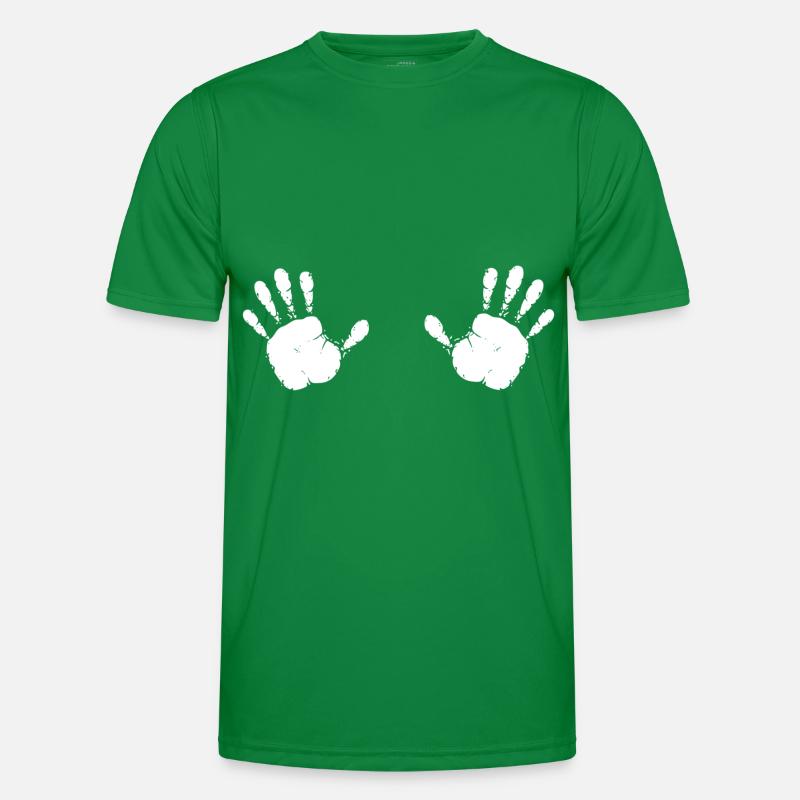 Hands handprints Men's Functional T-Shirt