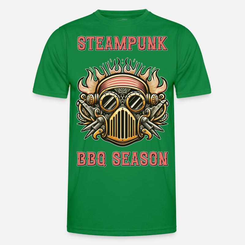 Steampunk BBQ Season 2 Men's Functional T-Shirt