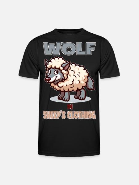 Wolf in Sheep's clothing - Men's Functional T-Shirt - black