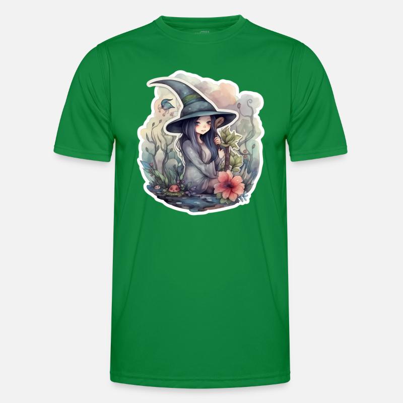 Sorcière douce dans l’eau T-shirt sport Homme