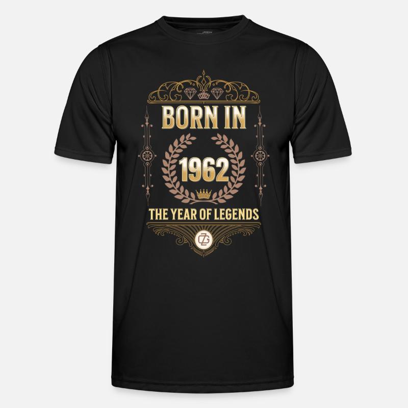 Geboren 1962 – Das Jahr der Legenden Geschenkidee Männer Funktions-T-Shirt