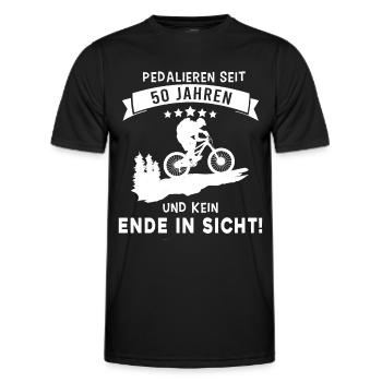 Geburtstag 50. Geburtstag 50 Jahre Geschenkidee - Männer Funktions-T-Shirt - Schwarz - Vorne - AI Model Male 178 dark (178cm)