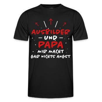 Ausbilder Spruch Beruf Lustiges Ausbilder Geschenk - Männer Funktions-T-Shirt - Schwarz - Vorne - AI Model Male 178 dark (178cm)