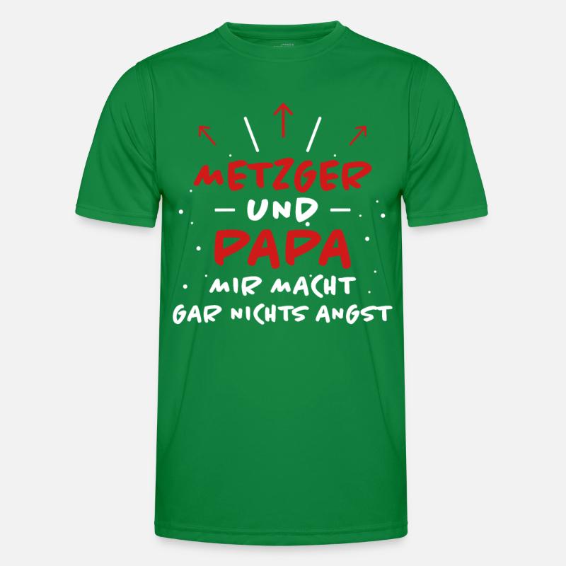 Metzger Spruch Fleischer Lustiges Metzger Geschenk Männer Funktions-T-Shirt