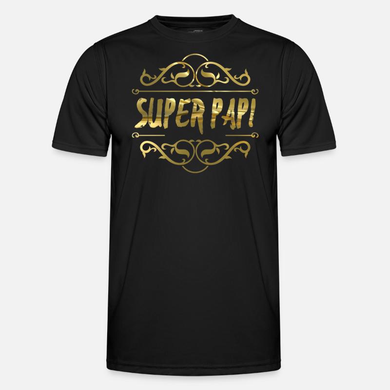 Great dad - Men's Functional T-Shirt - black