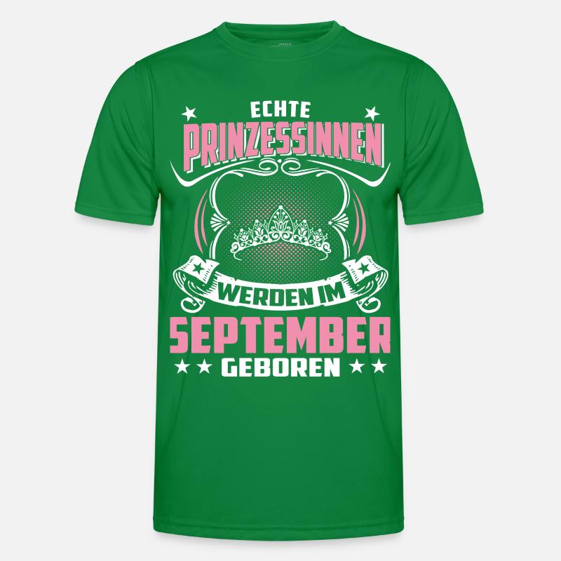 Septembre - anniversaire - princesse 3 T-shirt sport Homme
