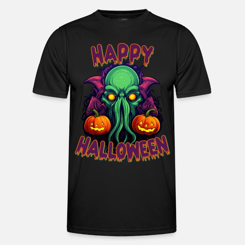 Joyeux Halloween Cthulhu T-shirt sport Homme