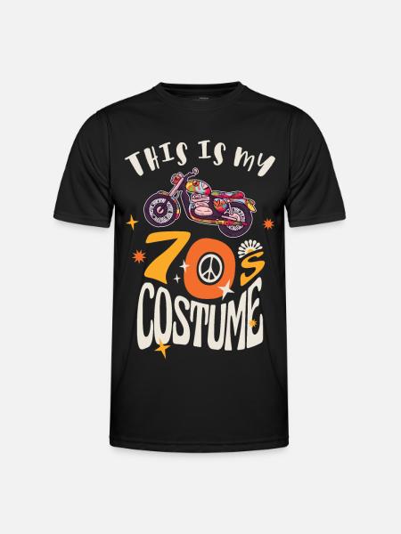 This is my 70s Costume - Men's Functional T-Shirt - black