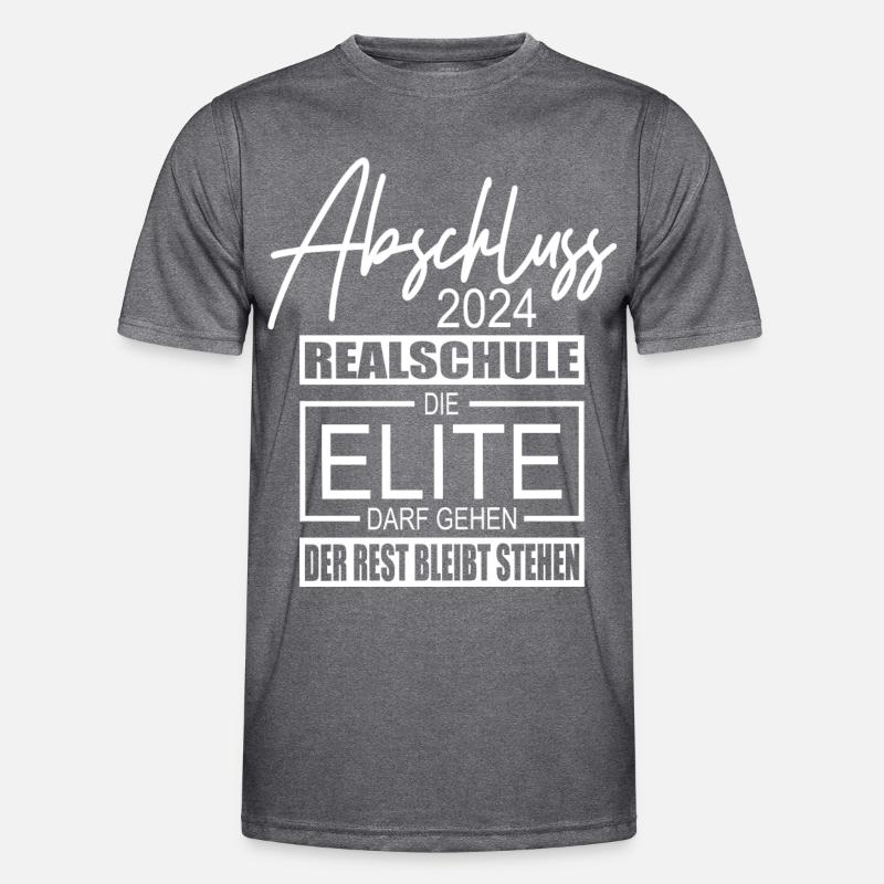 Abschluss 2024 Realschule Männer Funktions-T-Shirt