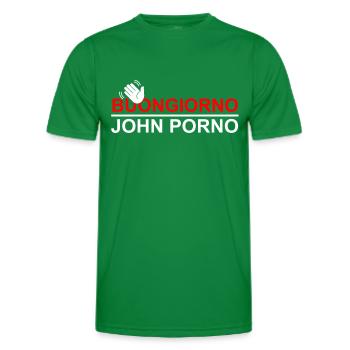 Lustige Sprüche - Männer Funktions-T-Shirt - Kelly Green - Vorne - AI Model Male 178 dark (178cm)