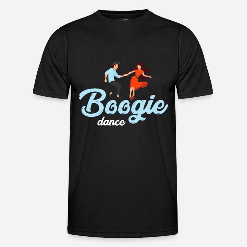 Boogie Woogie Dance - Männer Funktions-T-Shirt - Schwarz