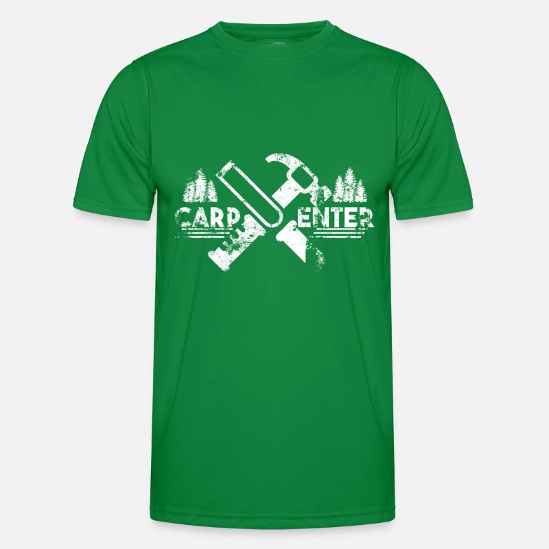 Carpenter Tischler Zimmerer Männer Funktions-T-Shirt