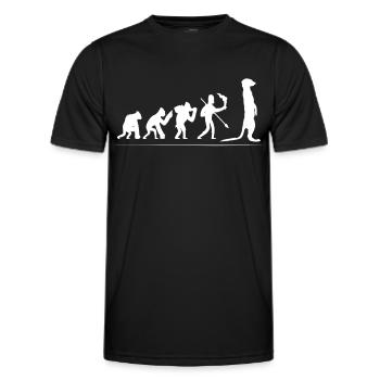 meerkat - Men's Functional T-Shirt - black - Front - AI Model Male 178 dark (178cm)