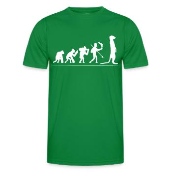 meerkat - Men's Functional T-Shirt - kelly green - Front - AI Model Male 178 dark (178cm)