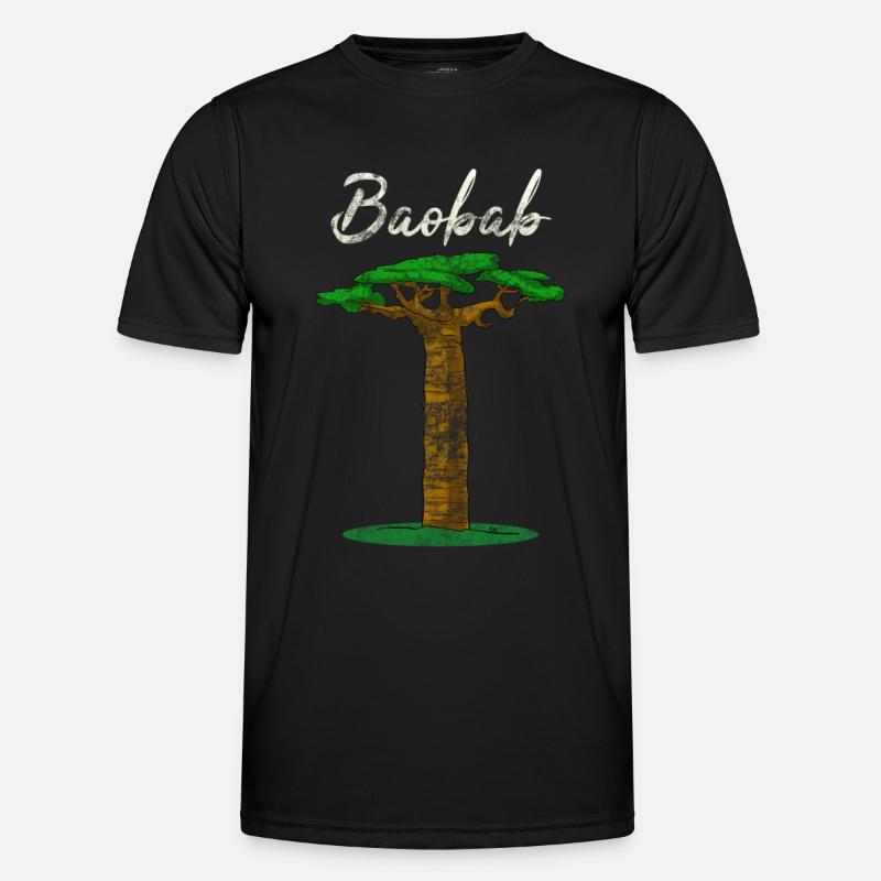 African baobab baobab - Men's Functional T-Shirt - black