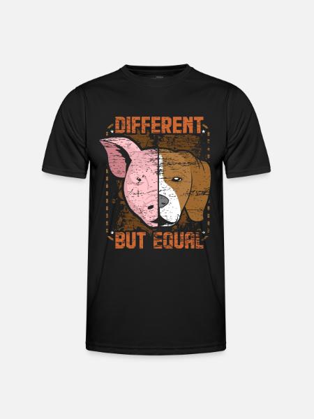 Vegetarier Geschenk - Männer Funktions-T-Shirt - Schwarz