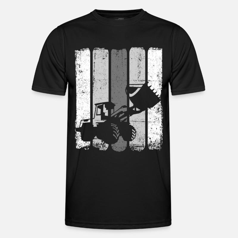 Excavator - Men's Functional T-Shirt - black
