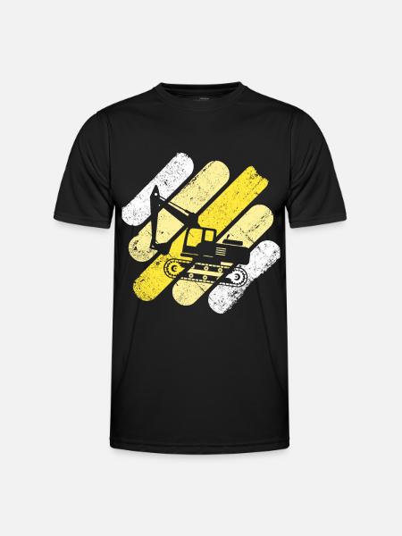 Excavator - Men's Functional T-Shirt - black