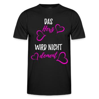 Altenpflegerin - Pflege - Männer Funktions-T-Shirt - Schwarz - Vorne - AI Model Male 178 dark (178cm)