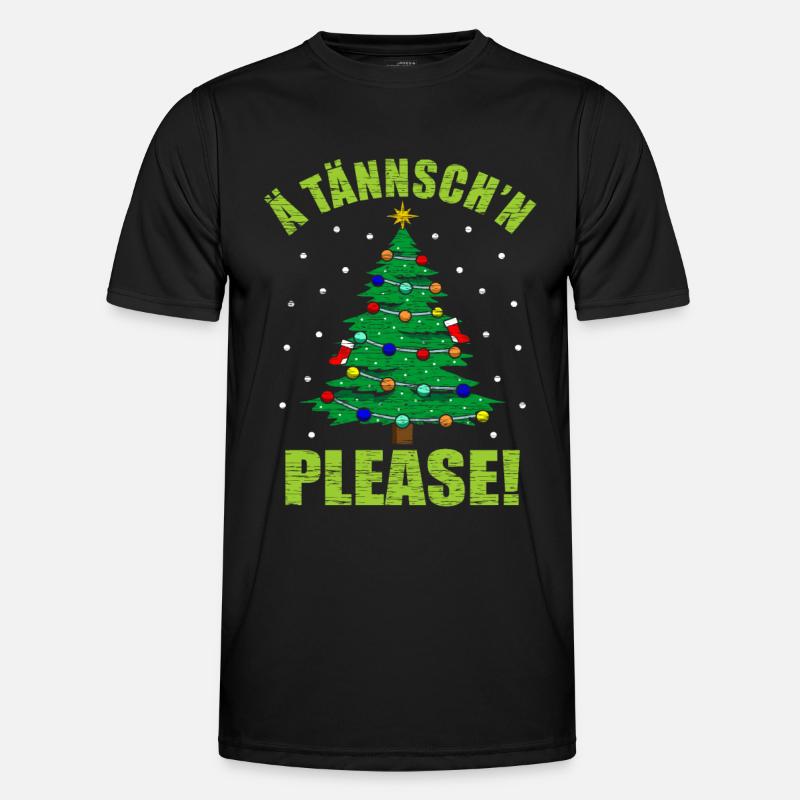 Denglisch Weihnachten Englisch Lehrer Männer Funktions-T-Shirt