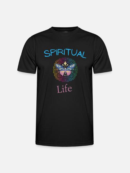 spiritual life - Men's Functional T-Shirt - black