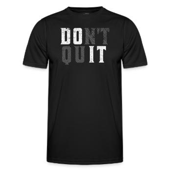 Do It Motivation Ausdauer Positive Inspiration - Männer Funktions-T-Shirt - Schwarz - Vorne - AI Model Male 178 dark (178cm)