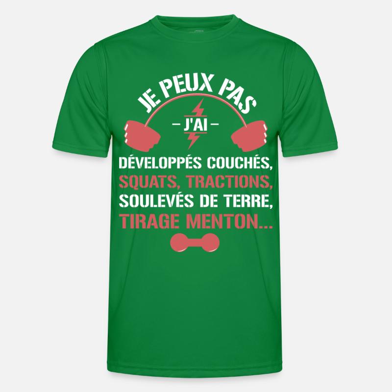 Musculation - Je peux pas T-shirt sport Homme
