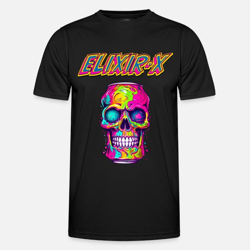 ELIXIR X - Men's Functional T-Shirt - black