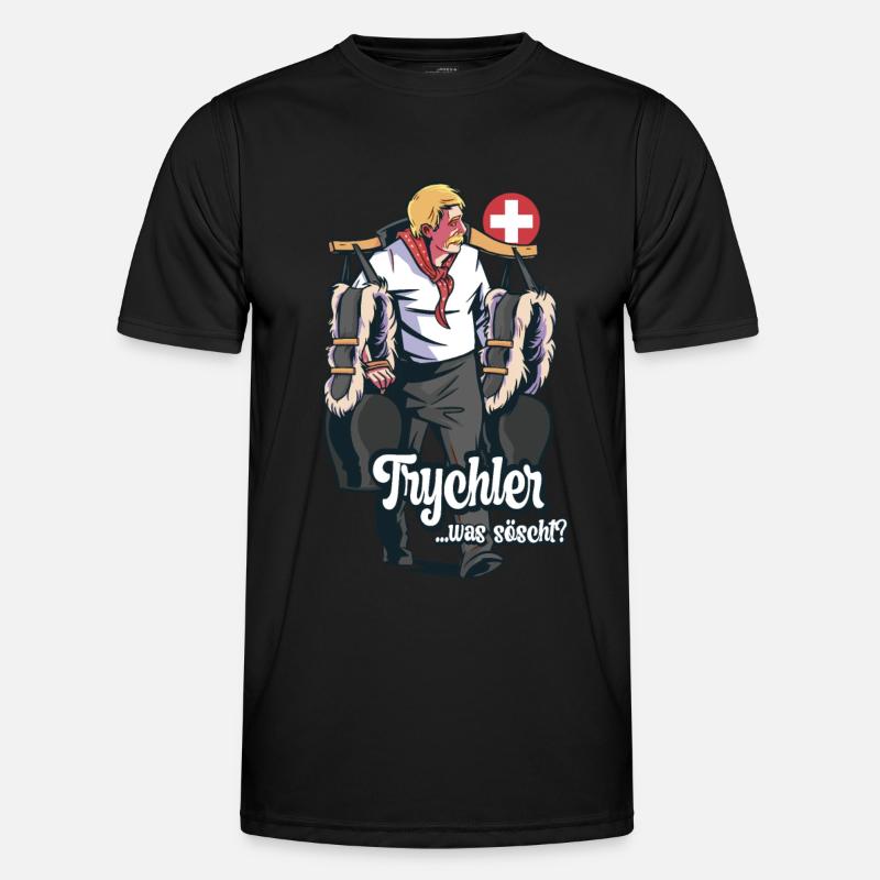 Trychler was söscht T-shirt sport Homme