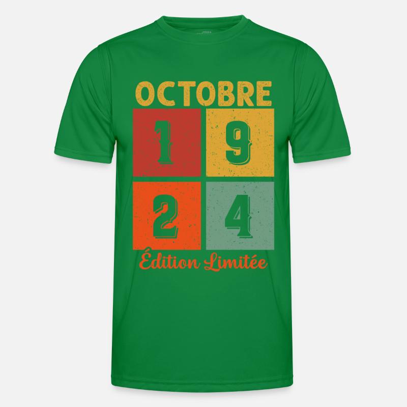 Octobre 1924 Édition limitée T-shirt sport Homme