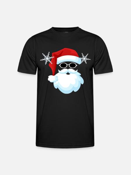 Santa Claus - Men's Functional T-Shirt - black