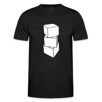 Building blocks - Men's Functional T-Shirt - black - Front - AI Model Male 178 dark (178cm)