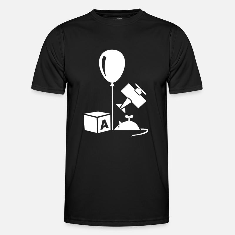 LEGETØJ - Funktionsshirt til herrer - sort