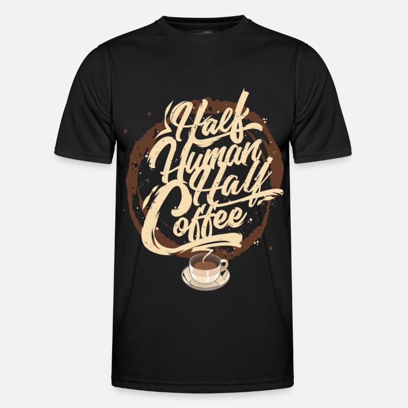 Coffee - Men's Functional T-Shirt - black