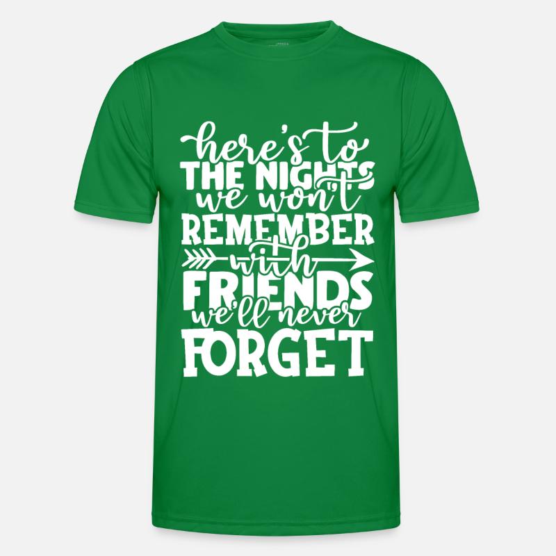 Amitié Camping Aventure Citation Typographique T-shirt sport Homme