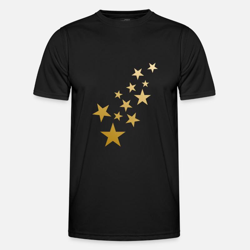 Star Pattern - Men's Functional T-Shirt - black