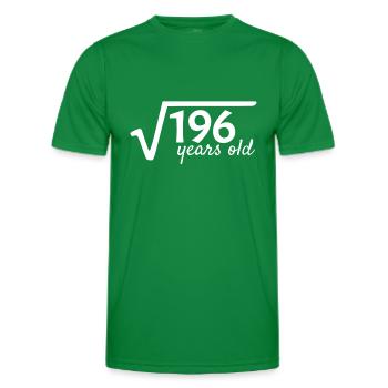 14 Geburtstag - 14 Jahre alt - Männer Funktions-T-Shirt - Kelly Green - Vorne - AI Model Male 178 dark (178cm)