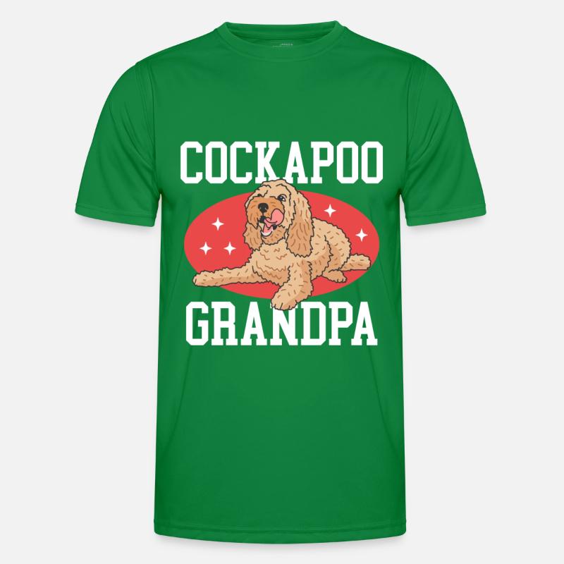 Cockapoo Grandpa | Hunde Hundebesitzer Geschenk Männer Funktions-T-Shirt