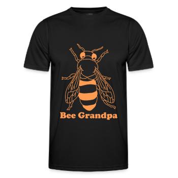 Beekeeper Beekeeper Bees Grandpa Gift - Men's Functional T-Shirt - black - Front - AI Model Male 178 dark (178cm)