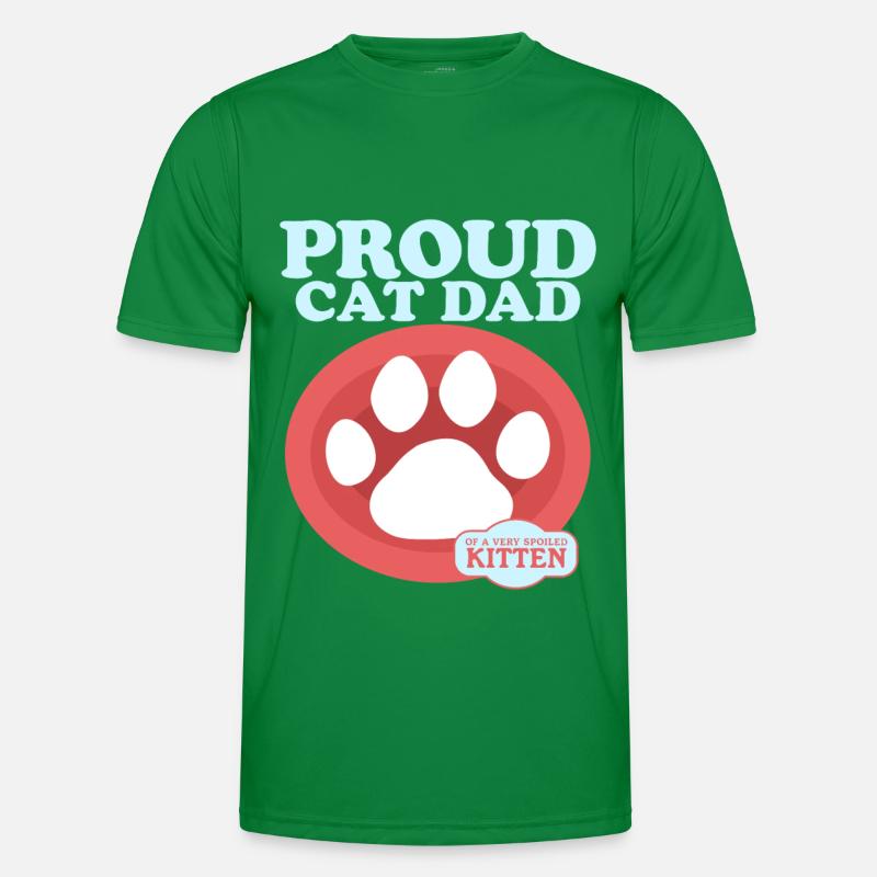 Cat Daddy Cat Propriétaire Cat Cadeau T-shirt sport Homme