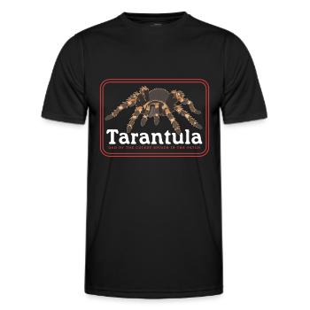 Vogelspinnen Dad Spinnen Vogelspinne Geschenk - Männer Funktions-T-Shirt - Schwarz - Vorne - AI Model Male 178 dark (178cm)
