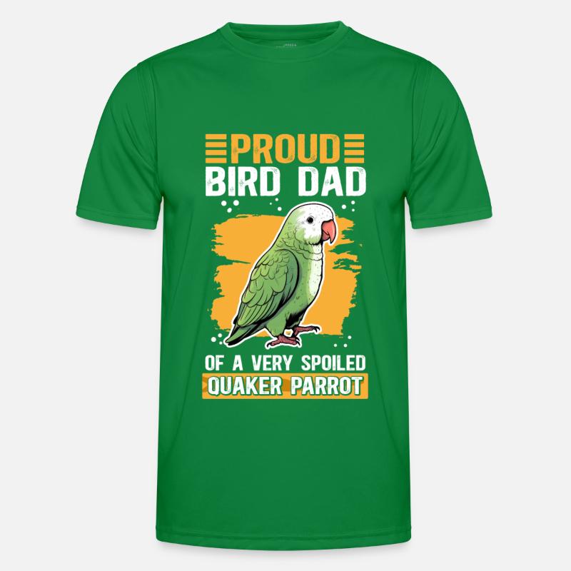 Moine Perruche Perroquets Papa Cadeau T-shirt sport Homme