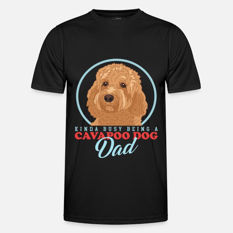 Cavapoo Papa Chien Chien Propriétaire Cavoodle Cadeau T-shirt sport Homme