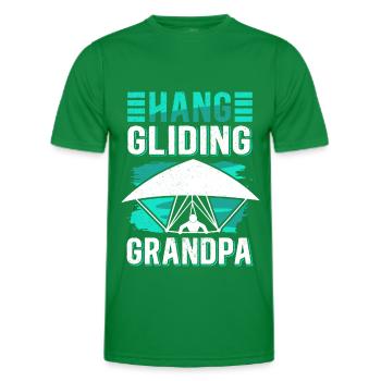 Hang Gliding Opa Hängegleiter Geschenk - Männer Funktions-T-Shirt - Kelly Green - Vorne - AI Model Male 178 dark (178cm)