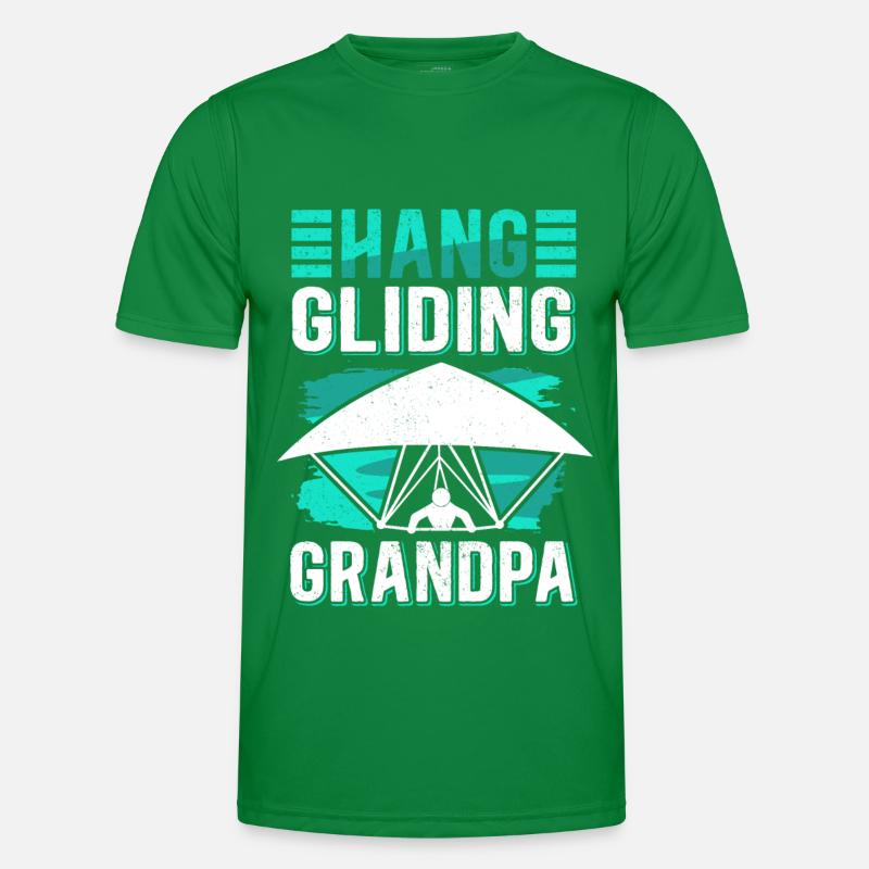 Hang Gliding Opa Hängegleiter Geschenk Männer Funktions-T-Shirt