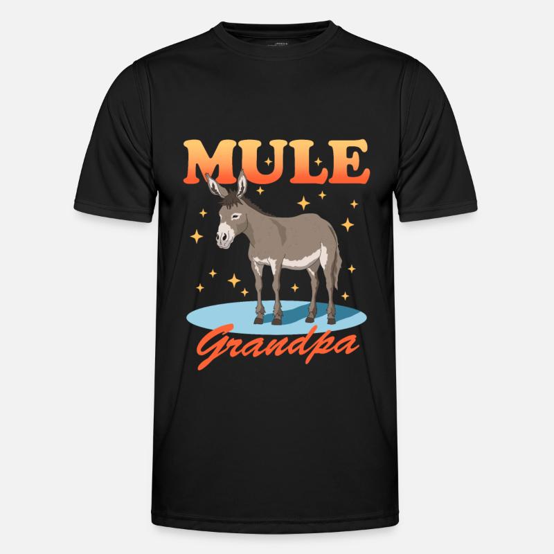 Mule Grandpa Mule Muli Mule Gift Men's Functional T-Shirt